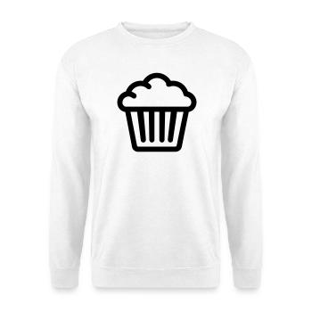 Muffin - Unisex Pullover - Weiß - Vorne