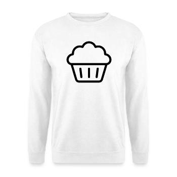 Muffin - Unisex Pullover - Weiß - Vorne