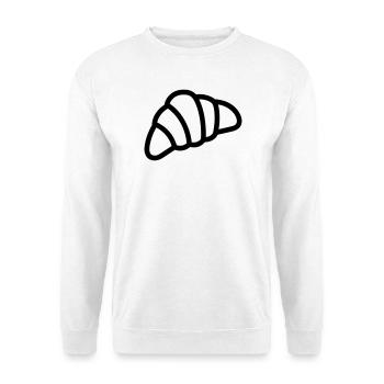 Halbmond - Unisex Pullover - Weiß - Vorne