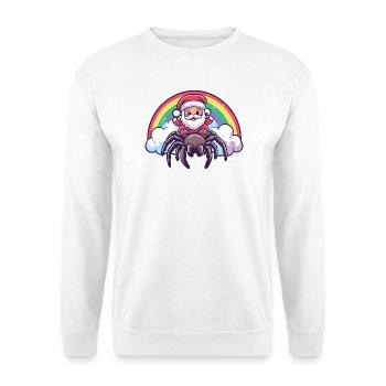 Tarantula Weihnachtsmann Weihnachten - Unisex Pullover - Weiß - Vorne