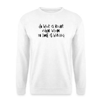 Do what ... by Cean - Unisex Sweatshirt - white - Front