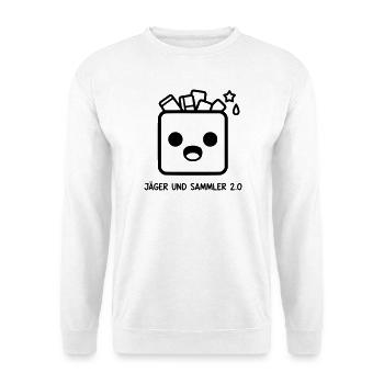 Hunter-Gatherer 2.0 | Gamer & Loot - Unisex Sweatshirt - white - Front