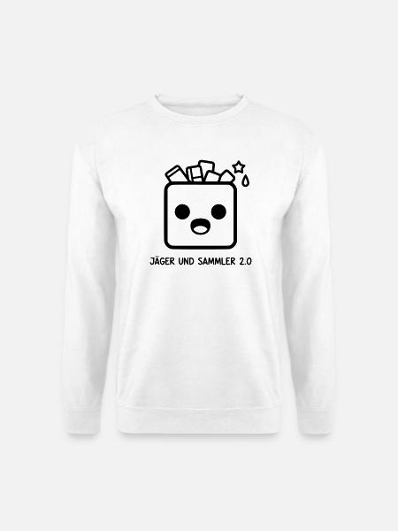 Hunter-Gatherer 2.0 | Gamer & Loot - Unisex Sweatshirt - white