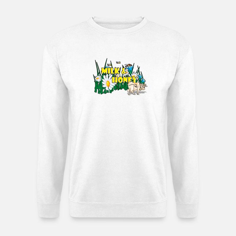 MILK AND HONEY - Unisex Pullover - Weiß