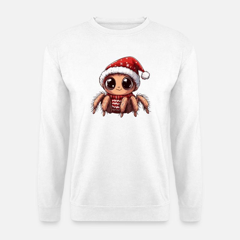 Tarantula Weihnachten - Unisex Pullover - Weiß