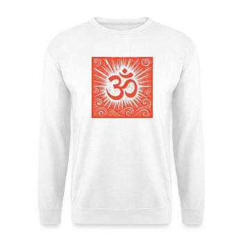 YOGA OM - Unisex Sweatshirt - white - Front