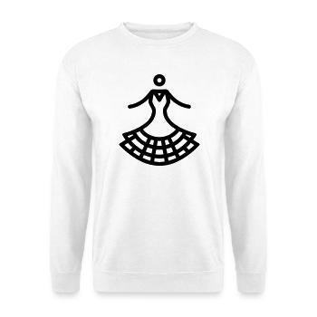 flamenco - Sweat-shirt Unisexe - blanc - Devant