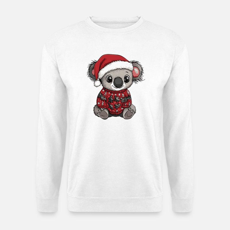 Koala Weihnachten - Unisex Pullover - Weiß
