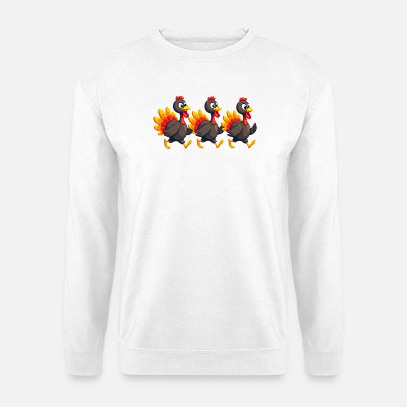 Thanksgiving Truthahn Baby - Unisex Pullover - Weiß