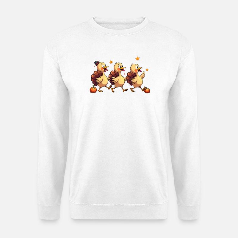 Thanksgiving Truthahn Baby - Unisex Pullover - Weiß