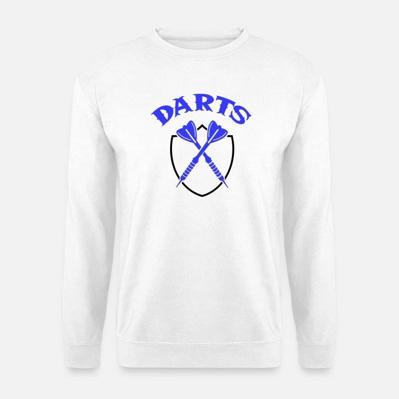  Darts Pfeile - Unisex Pullover - Weiß