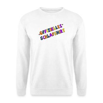 Offizielles Schlafshirt Farbexplosion - Unisex Pullover - Weiß - Vorne