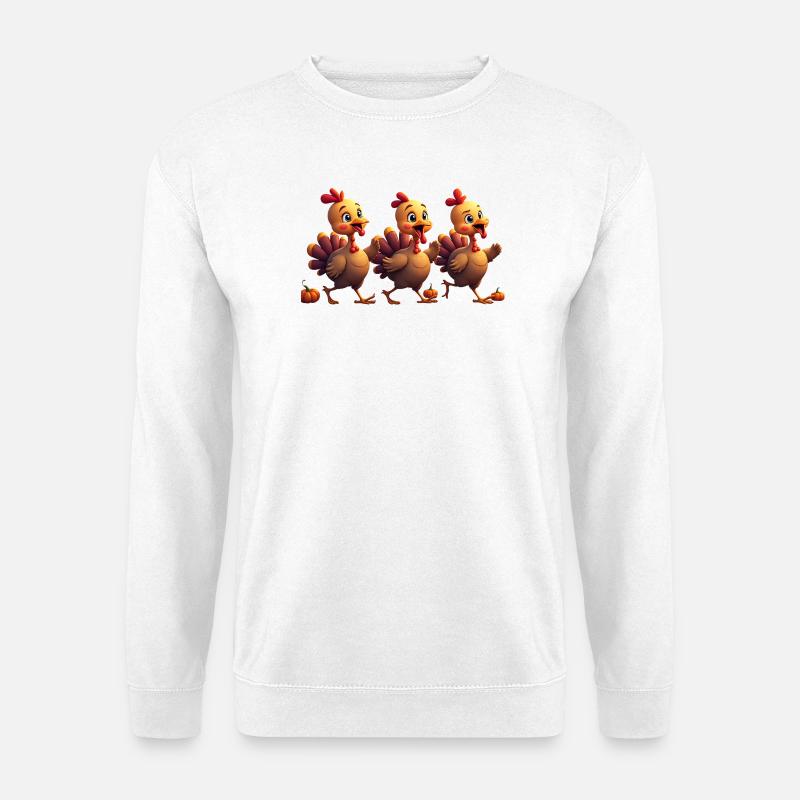 Thanksgiving Truthahn Baby - Unisex Pullover - Weiß