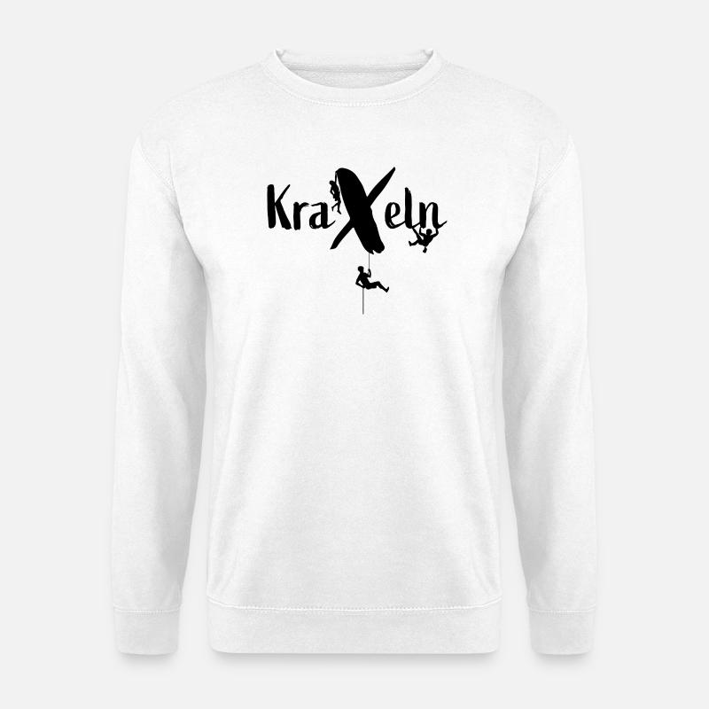 Kraxeln - Unisex Pullover - Weiß