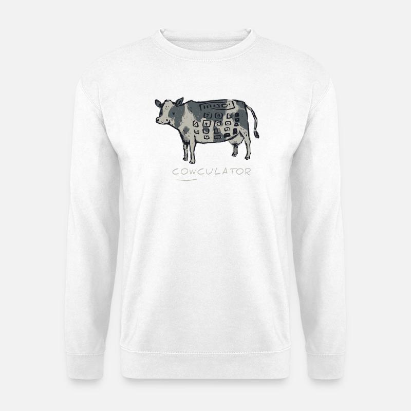 Math Nerd Étudiants Professeur d’Université Mathématiques - Sweat-shirt Unisexe - blanc