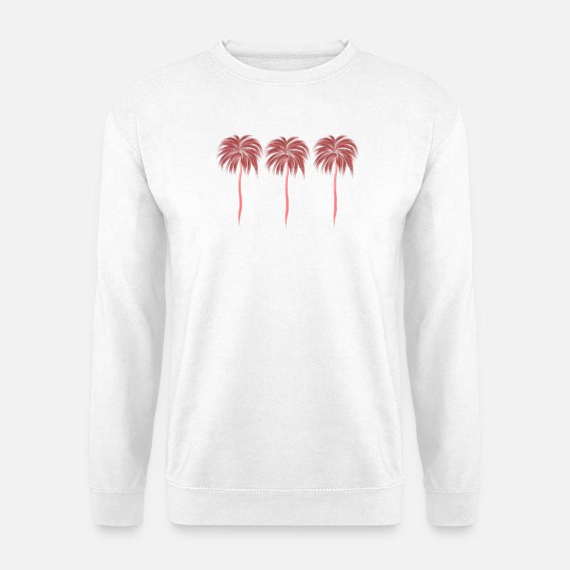 Palmen - Unisex Pullover - Weiß