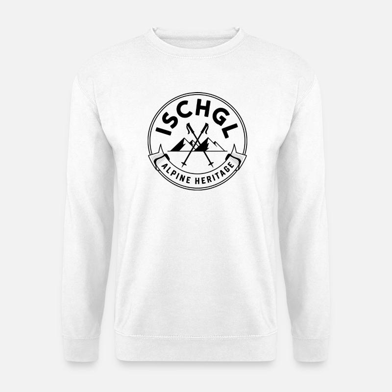 Ischgl - Souvenir Design - Unisex Pullover - Weiß