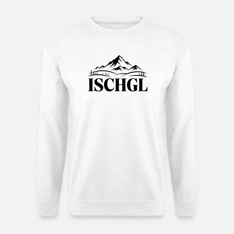 Ischgl - Souvenir Design - Unisex Pullover - Weiß