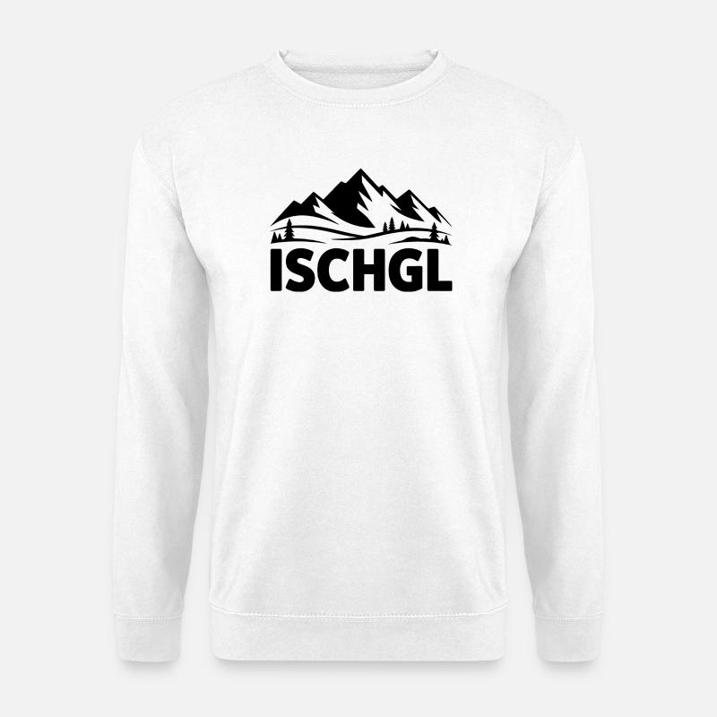 Ischgl - Souvenir Design - Unisex Pullover - Weiß