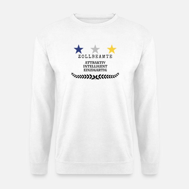 Zollbeamter  - Unisex Pullover - Weiß