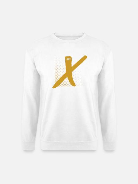 Gen X Goldenes X - Unisex Pullover - Weiß