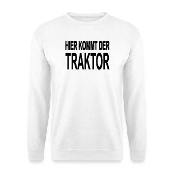 Traktor - Unisex Pullover - Weiß - Vorne