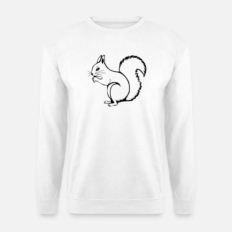 Eichhörnchen - Unisex Pullover - Weiß