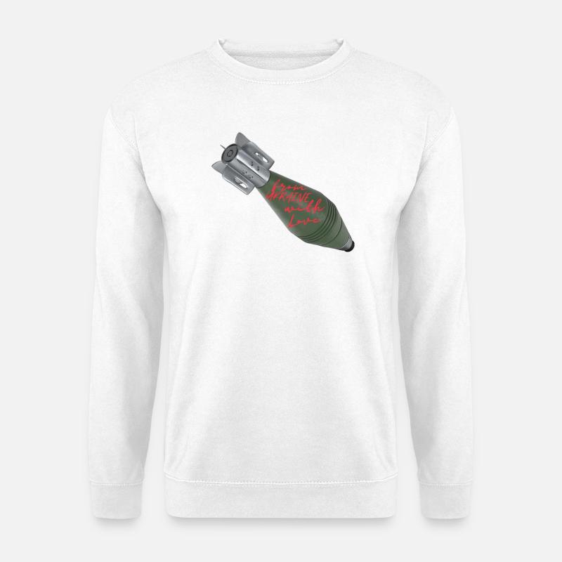 Mit Liebe aus der Ukraine - Unisex Pullover - Weiß