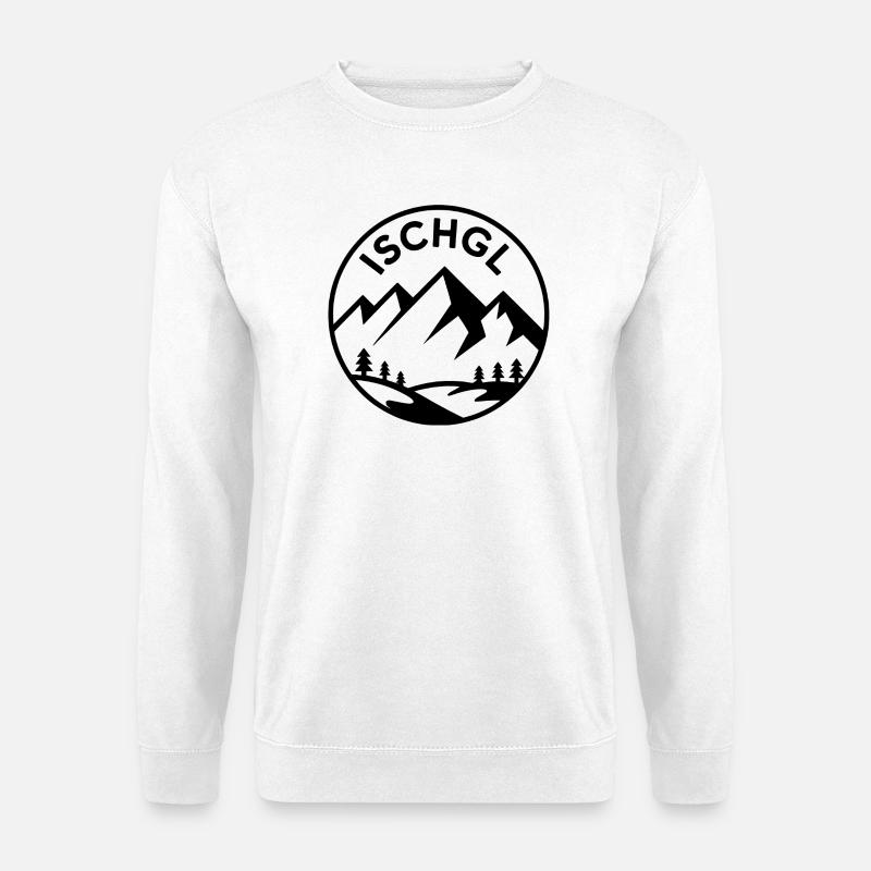 Ischgl - Souvenir Design - Unisex Pullover - Weiß