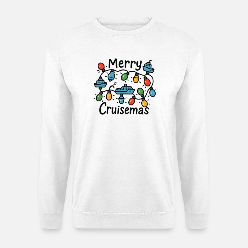 Frohe Kreuzfahrten - Unisex Pullover - Weiß