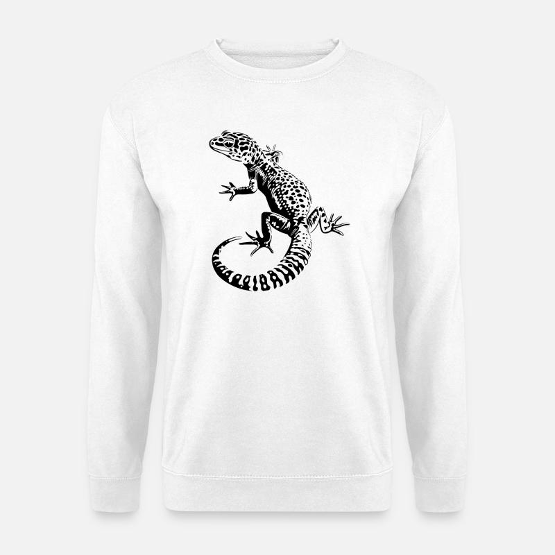 Leopardgecko - Unisex Sweatshirt - white