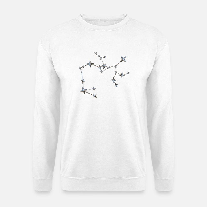 Kettenstern Konstellation - Unisex Pullover - Weiß