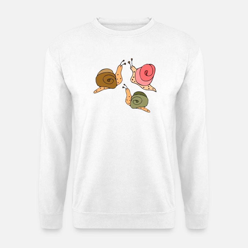 Snails - Unisex Sweatshirt - white