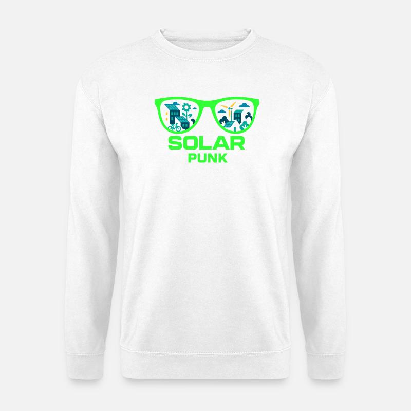 Solarpunk Vision - Unisex Sweatshirt - white