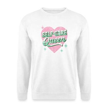 Achtsamkeit und Selbstfürsorge Hoodie für Frauen - Unisex Pullover - Weiß - Vorne