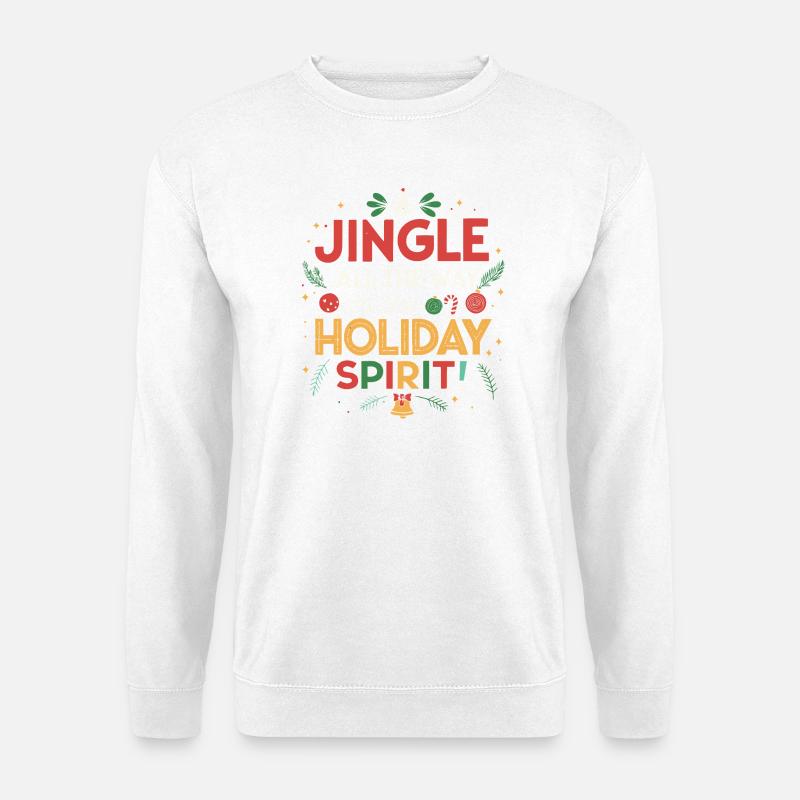 Jingle zum Urlaubspfad - Unisex Pullover - Weiß