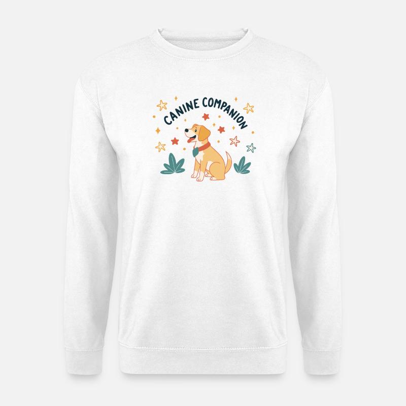 Hundebegleiter - Unisex Pullover - Weiß