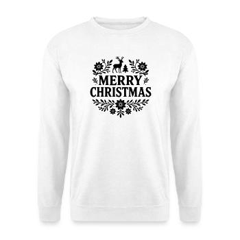 Noël - Sweat-shirt Unisexe - blanc - Devant