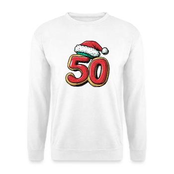 50 Number Cookie Christmas - Unisex Sweatshirt - white - Front