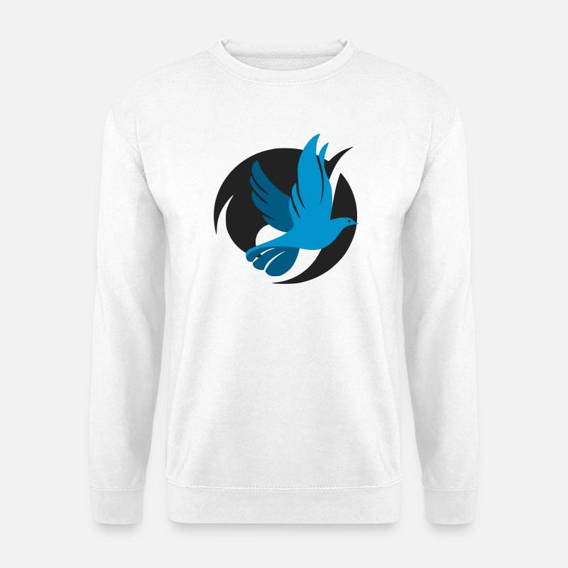 Originales Taubenlogo - Unisex Pullover - Weiß
