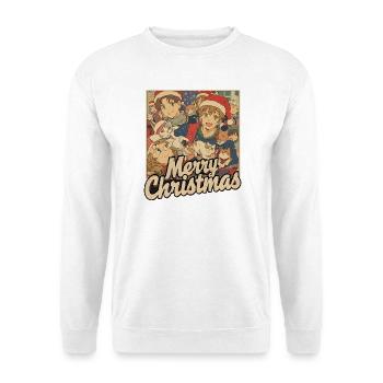 Anime Cats Christmas Party - Unisex Sweatshirt - white - Front