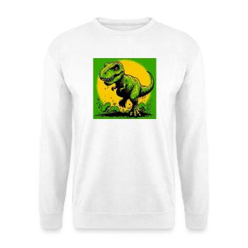 Dinosaurier - Unisex Pullover - Weiß - Vorne