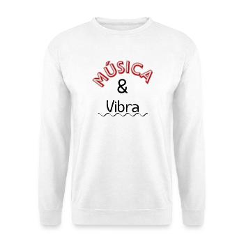 Bonnes ondes. Musique - Sweat-shirt Unisexe - blanc - Devant