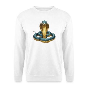 Serpent3 - Sweat-shirt Unisexe - blanc - Devant