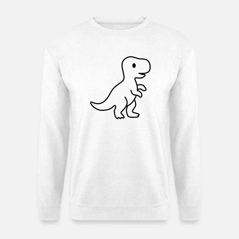 Dino / Dinosaurier - Unisex Pullover - Weiß