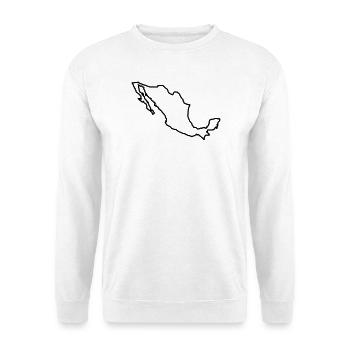 Mexico Outline - Unisex Sweatshirt - white - Front