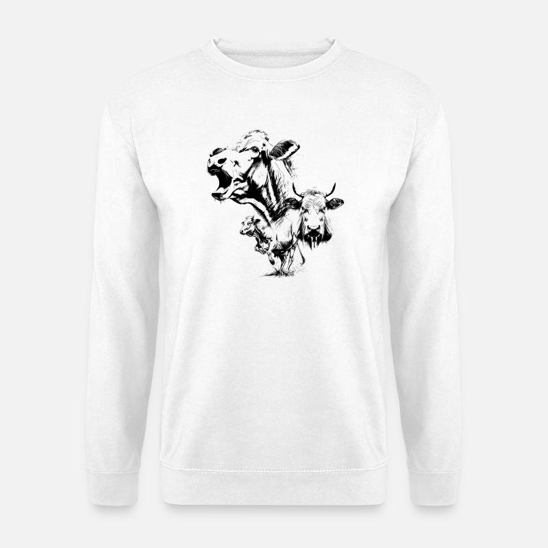 The Three Cows - Unisex Sweatshirt - white