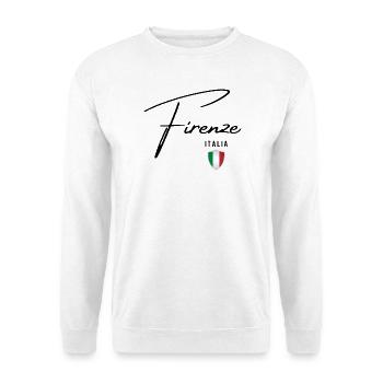 Florence Italy, elegant design of Florence - Unisex Sweatshirt - white - Front