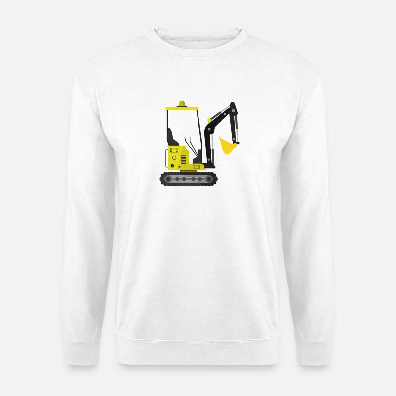 Bagger - Unisex Pullover - Weiß