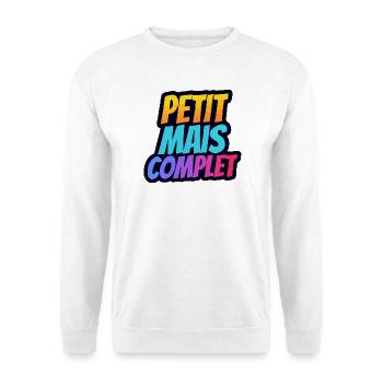 Petit mais complet - Unisex Pullover - Weiß - Vorne